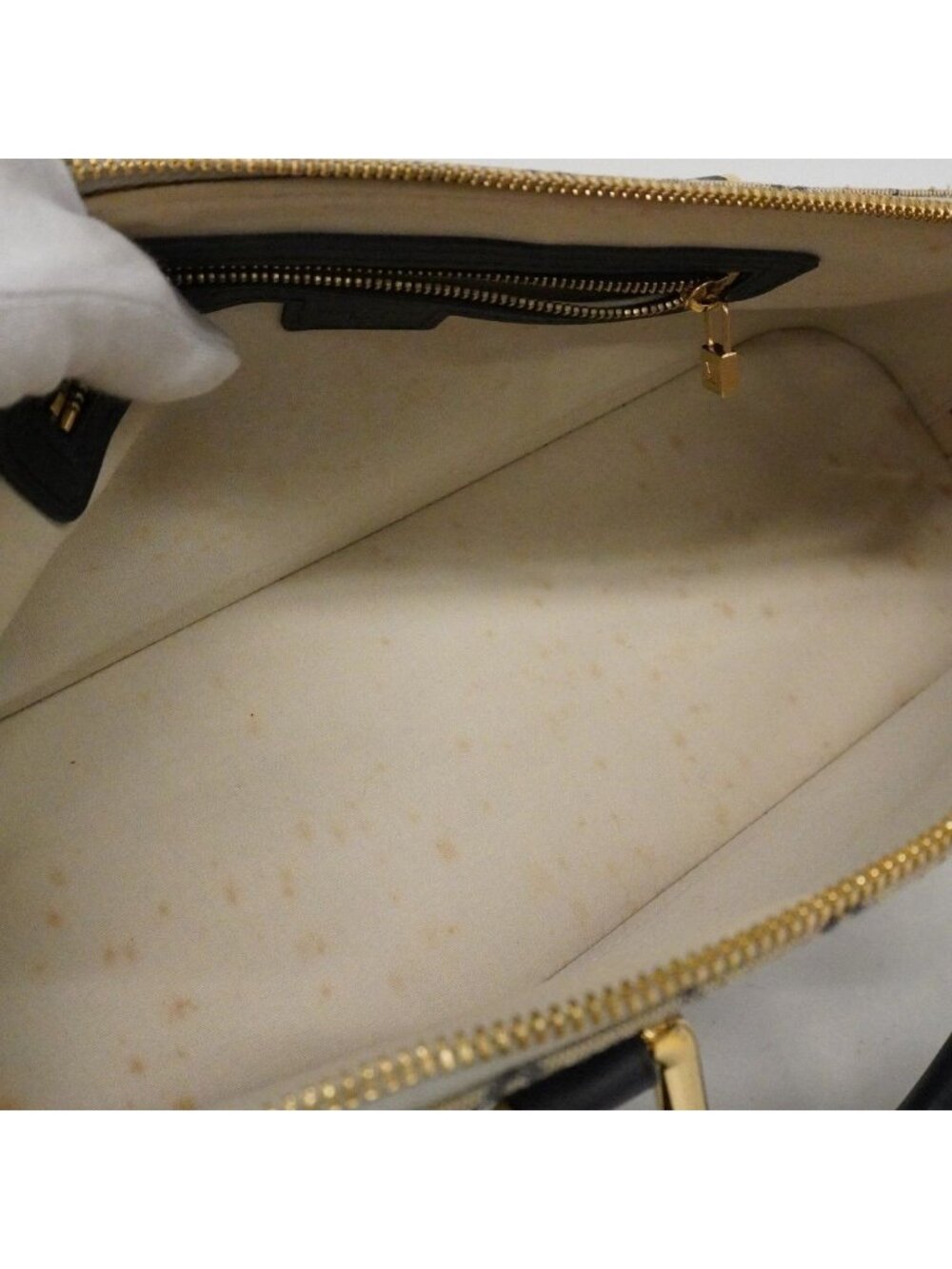 Louis Vuitton Handbag Monogram Mini Alma Long Blue - Picture 4 of 10